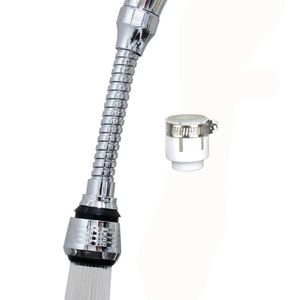Robinet de cuisine moderne anti-éclaboussures avec filtre aérateur et tête de pompe, raccord universel <span class=keywords><strong>d</strong></span>'extension de bec pour évier - Product Image 4