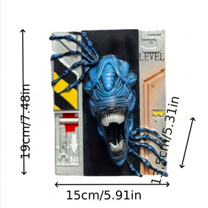 Alien Shaped Resin <b>Wall</b> Decoration Multi Color Irregular Home <b>Decor</b> Modern Design Single Piece Package - Product Image 4