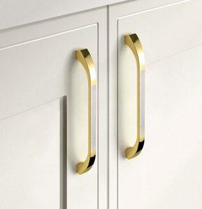 Modern Eliminist K Altın Bronz Dolap Kapı Kolu, Mutfak Çekmece Kulpları ve Topuzları için - Product Image 6