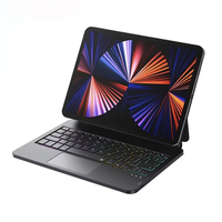 Étui de protection pour clavier magnétique avec pavé tactile intégré et rétroéclairage pour iPad 11e génération A16 Air 11 M3 Air4 Air5 Pro 11 12.9
