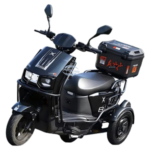 มอเตอร์ไซค์ไฟฟ้าสามล้อความเร็วสูง 72V แบบเปิดประทุน 1000W สำหรับส่งของ รับน้ำหนักได้ 100-200 กก. - Product Image 1