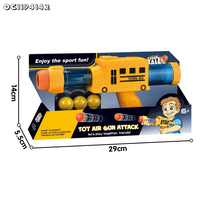 Mainan Pistol Peluru Busa Lunak Desain Bus Lucu untuk Anak-anak