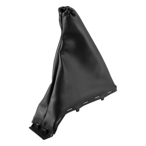 Juego de accesorios interiores de cuero para Opel Astra F: pomo de palanca de cambios y cubierta de freno de mano - Product Image 2