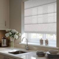 Stores romains sans fil, sécurité enfant, sur mesure, en tissu polyester, filtrant la lumière, pour appartement locatif