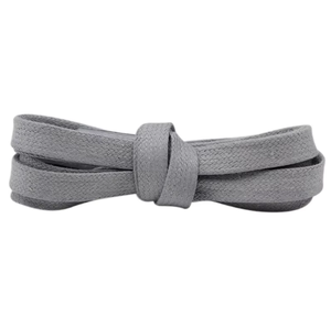 Cordones Planos Encerados Personalizados Coolstring de 8 mm, Impermeables, Color Gris Caqui, con Puntas de Plástico para Patines de Hielo, <span class=keywords><strong>Hockey</strong></span> y Zapatos de Cuero, Par - Product Image 4