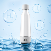 Máquina Ionizadora de Agua Hidrogenada Portátil, Generador SPE PEM, Recargable por USB Tipo-C, Botella de Tritán de Grado Alimenticio de 450 ml