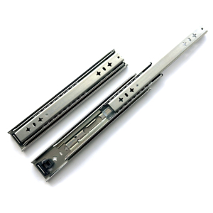 Rieles Telescópicos de Alta Resistencia de 53 mm, Capacidad de Carga de 90 kg, Tipo Guía para Cajones, Precio Económico, Alta Calidad, Suministro de Fábrica - Product Image 1