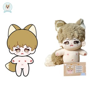 Muñeco de Peluche Personalizado con Bordado Exquisito, Peluche de <span class=keywords><strong>Anime</strong></span> sin Ropa, Juguete de Peluche de Algodón para Peinar, Pedido al por Mayor de Fábrica - Product Image 5