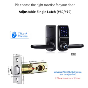 Thẻ từ cảm ứng Khóa cửa điện tử với màn hình cảm ứng cho nhà và văn phòng an ninh - Product Image 5