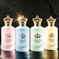 Flacon de parfum en verre vide 30ml 50ml 100ml, atomiseur unique pour parfum essentiel, conteneur cosmétique, vente en gros, personnalisable