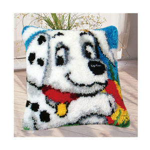 Kits de fabrication de crochets à loquet pour travaux manuels personnalisés, housse de coussin broderie animaux chiens pour adultes débutants - Product Image 1