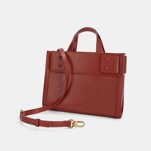 Bolso de mano de cuero genuino para mujer, bolsa de mano de alta calidad, bandolera de hombro, proveedor de fabricación China - Product Image 2