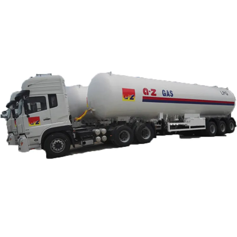 56000 Liter propaan gas truck van oplegger