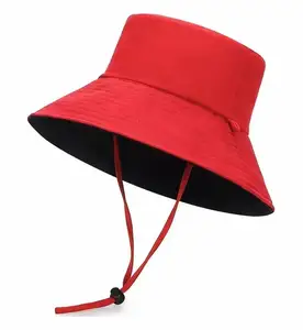 Chapéu balde de seda para crianças, chapéu de algodão coreano com contas, fornecedor, forrado com raios, sorridente, para crianças, lã de desgosto