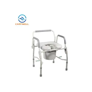 Sản Phẩm Chăm Sóc Sức Khỏe Ghế Commode Với Ghế Mềm Handicap Nhà Vệ Sinh Di Động