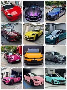 Siêu Matte Pinot Noir Tím Hot Bán Pet PVC Vinyl Bọc Phim Tự Dính Vinyl Xe Dán Màu Thay Đổi Ppf - Product Image 6