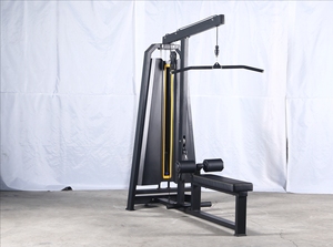 Equipo de gimnasio de fila baja extraíble Lat de servicio pesado <span class=keywords><strong>con</strong></span> poleas ajustables y soporte de asiento - Product Image 3
