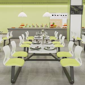 Juego de <span class=keywords><strong>sillas</strong></span> de mesa de comedor de cantina escolar moderna, muebles de <span class=keywords><strong>restaurante</strong></span> de metal para escuelas e instituciones - Product Image 3