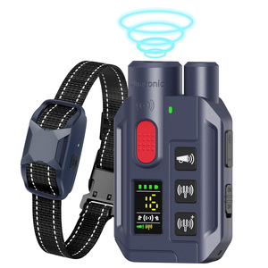 SmartPet Bark Control Collar <b>Rechargeable</b> Waterproof With <b>Vibration</b> And Ultrasonic For Dog Training - Product Image 1