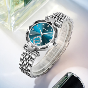 Elegant Fashion Classic Women's Round Stainless Steel Quartz Watch 30M Waterproof Time Display Multicolor Dial Custom OEM Logo - Product Image 2