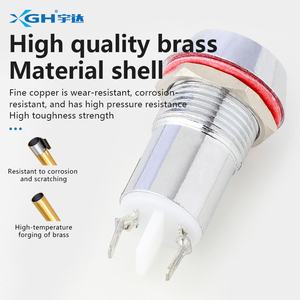 Không thấm nước 6mm 10mm 12mm tín hiệu ánh sáng <span class=keywords><strong>12</strong></span> <span class=keywords><strong>Volt</strong></span> <span class=keywords><strong>LED</strong></span> RG 3V 6V <span class=keywords><strong>12</strong></span> V 8mm Kim loại thiết bị chỉ số đèn - Product Image 6