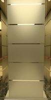 Ascenseur de passagers Fareo FLA-K44 moderne en acier inoxydable sans engrenages à courant alternatif, durable, sûr, installation facile, pour appartements et centres commerciaux