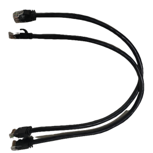 定制 RJ45 Y 分路器电缆 |   双端口以太网 LAN 网络电缆，用于信号延长和数据传输 - Product Image 3
