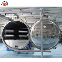 Máquina de Secado al Vacío de Grado Alimenticio para Frutas y Verduras de 50L, 150L, 300L, 500L, Liofilizador