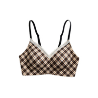 Soutien-gorge sans couture pour femme, style français, sans armatures, léger et fin, pour petites poitrines, effet liftant naturel, contrôle des poitrines latérales, dentelle élégante, printemps-été