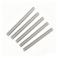 Multi Material Full Threaded Rod DIN975 DIN976 Thread Stud M2-M24 UNC UNF Thread Nema 17 Custom Length Fastener