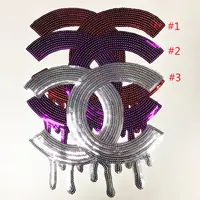 カスタムCCスパンコールパッチ2019衣類用チャーム付きトレンディな刺Embroideryパッチ
