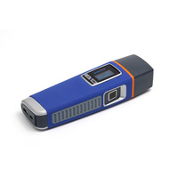 Venta caliente JWM IP67 impermeable guardia de seguridad patrulla Tour sistema dispositivo lector de huellas dactilares varita con linterna de Software