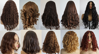 Perruque juive Sheitel transparente à dessus en soie injectée, personnalisée pour salon, en cheveux vierges Remy mongols blonds, prix usine en gros