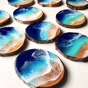 Artigianato in Resina Epossidica con Creature Marine e <span class=keywords><strong>Tartaruga</strong></span>, Pezzi Unici in Resina e Legno, Perfetto per Arredamento e Regalo di Natale - Product Image 2