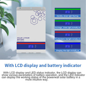 Batterie au lithium-ion de nouvelle génération 5 kWh et 10 kWh pour stockage solaire avec batteries haute capacité 100 Ah et 200 Ah - Product Image 5