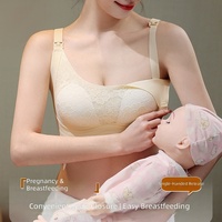 Soutien-gorge d'allaitement réglable sans armatures pour femmes enceintes, prévient les fuites de lait maternel