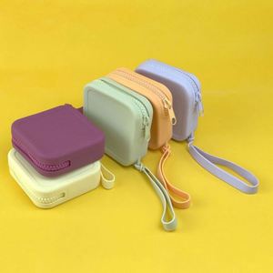 Premium Mini Zipper Coin Purses Women <b>Men</b> Portable Silicone Wallets With Custom Logo Cute <b>Pouch</b> Style for Daily & Travel Use - Product Image 3