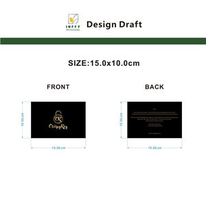 Small Business Custom Logo Wedding Greeting & Invitation Cards Wholesale Personalized Thank You Note Embossing Printing Handling - Product Image 6