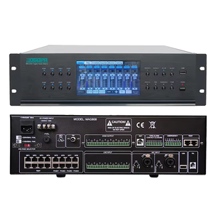 Sistema de megafonía completo con matriz de audio digital de 8 zonas, control remoto, sistema de sonido PA para supermercados y gimnasios MAG808, matriz de audio PA - Product Image 4