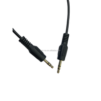 Câble audio stéréo auxiliaire personnalisé avec connecteur jack 3,5 mm mâle-mâle