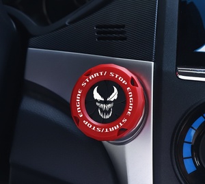 Coperchio di accensione del coperchio del pulsante di arresto del motore dell'auto rotante antiscivolo Push Start protezione universale accessori interni - Product Image 4