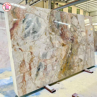 Dalle de quartzite naturel de luxe, plan de travail en quartzite poli pour îlot de cuisine, plan de travail d'îlot de cuisine en quartzite sur mesure