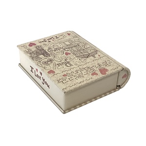 Hộp Thiếc Hình Sách Hình Chữ Nhật Hộp Thiếc Thiết Kế Rỗng Hộp Thiếc Bán - Product Image 1