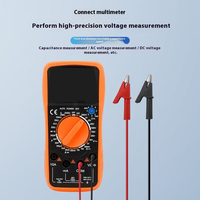 Fiche banane 4mm de haute qualité à 10mm ouvert pince crocodile câble de Test en Silicone câble d'alimentation multimètre 1m