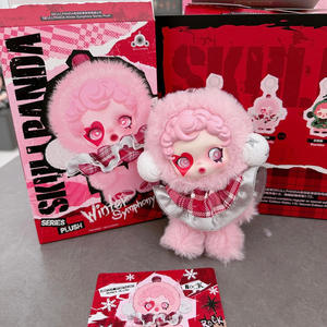Mart SKULLLPANDA série symphonie d'hiver mignon pendentif jouets en peluche dessin animé mystère boîtes aveugles belles poupées - Product Image 3