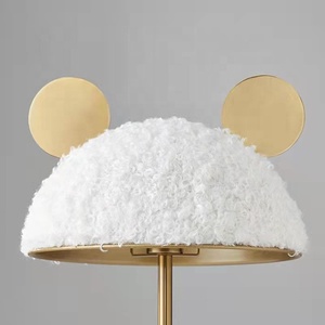 JYLIGHTING-lámpara de mesa moderna con dibujos animados de mickey y conejo, diseño decorativo, creativo, Rosa - Product Image 4