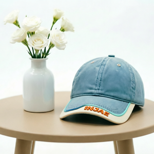 Customizable 6-Panel Baseball Cap Embroidered Brim Patchwork Design Adjustable Metal buckle Baseball Cap Designed For Women - Product Image 6