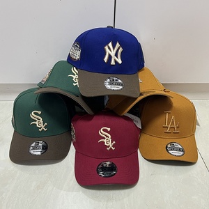 Nouvelles casquettes de baseball ajustées pour hommes, style mode, 5/6 panneaux, brodées sur mesure, de haute qualité, pour adultes, avec fermeture <span class=keywords><strong>snapback</strong></span>. - Product Image 4