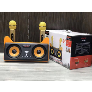 Nouveau style 2026 : Enceinte sans fil SD305 en forme de chat pour KTV à domicile avec deux microphones et audio BT4.2 - Product Image 6