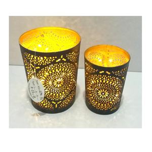 Candelabro de té ecológico hecho a mano de metal votivo decoración del hogar - Product Image 5